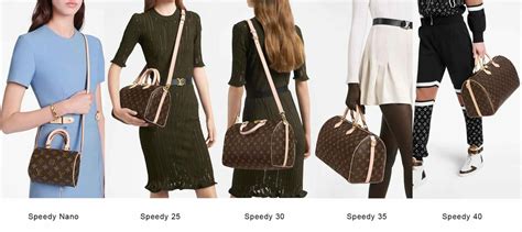 louis vuitton bag sizes chart|Louis Vuitton speedy sizes.